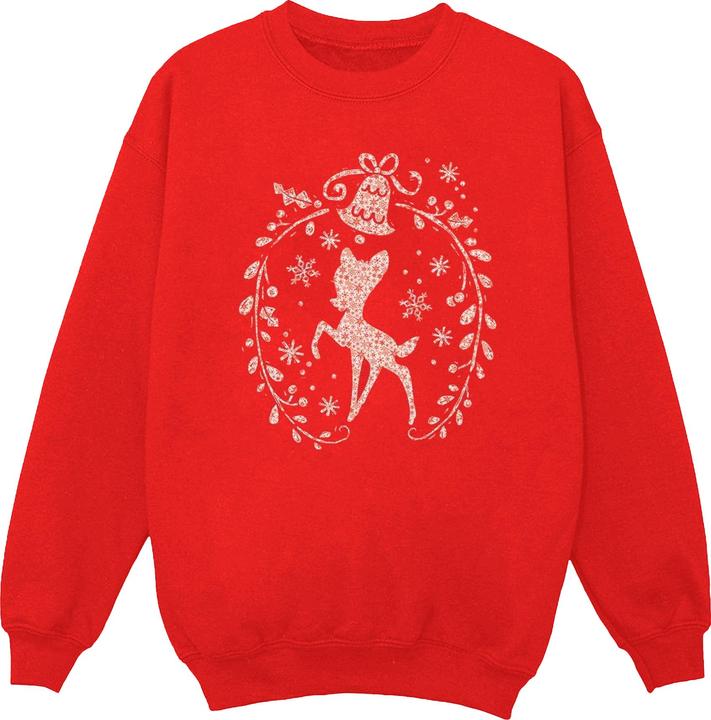 Disney Bambi Christmas Wreath Sweatshirt (S)