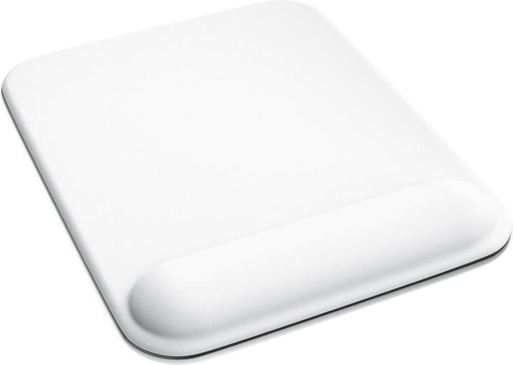 Produktbild CSL Gaming-Mauspad mit Handgelenkstütze, Büromausmatte mit Gel-Pad, abwaschbares Gel-Mauspad, weiss