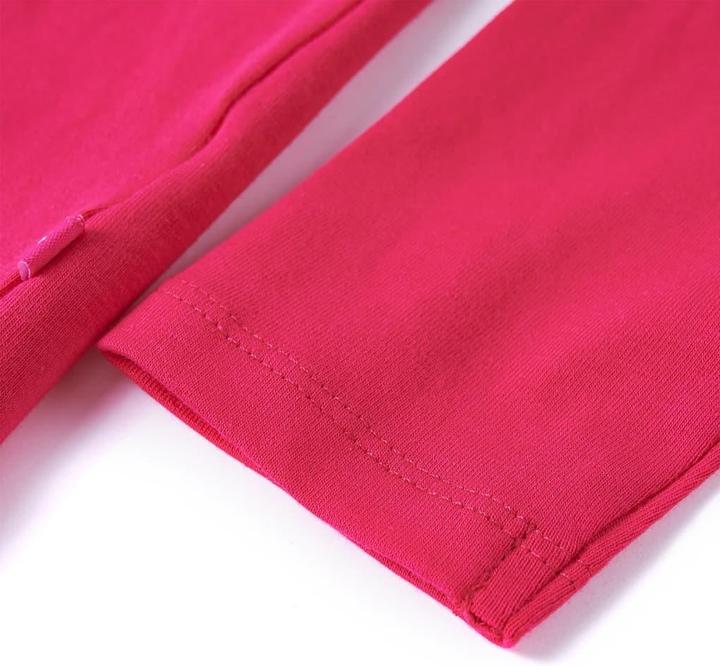 Produktbild VidaXL Kinder-Langarmshirt Knallrosa 116,Material: 95 % Baumwolle (116)
