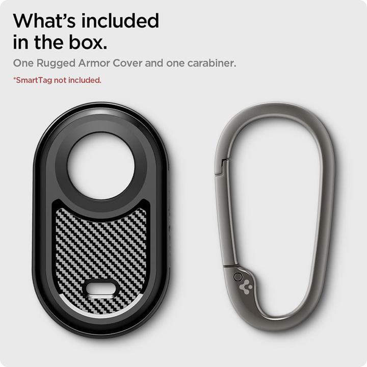 Image du produit Spigen Coque Rugged Armor pour Samsung Galaxy SmartTag 2 - noir mat (Android)