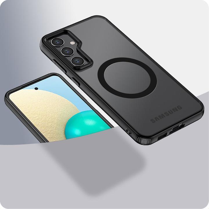Actual product image Tech MagMat MagSafe case for Samsung Galaxy A55 5G - matte black (Samsung Galaxy A55)