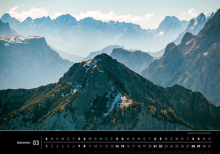 Image du produit Dolomiten Premiumkalender 2026 (50 x 35 cm, Allemand)