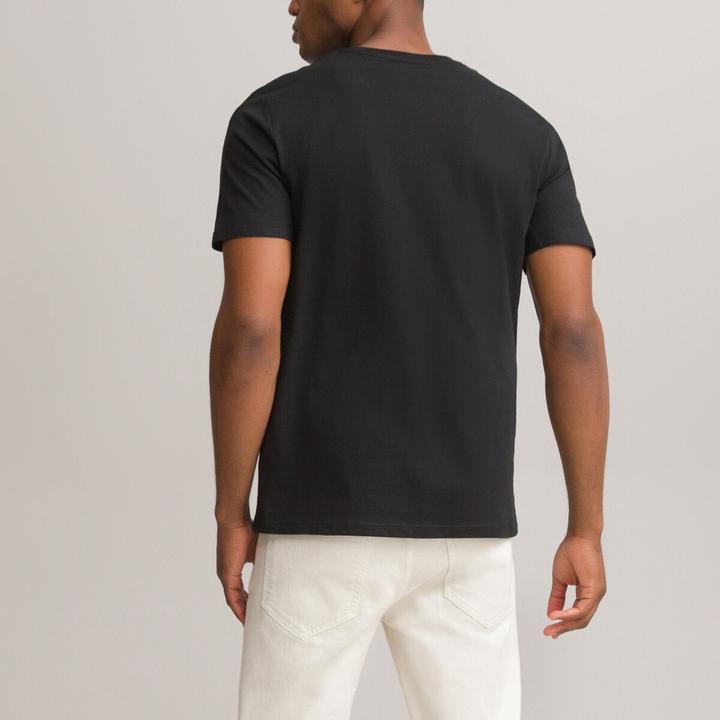 Image du produit La Redoute Collections T-Shirt mit V-Ausschnitt (M)