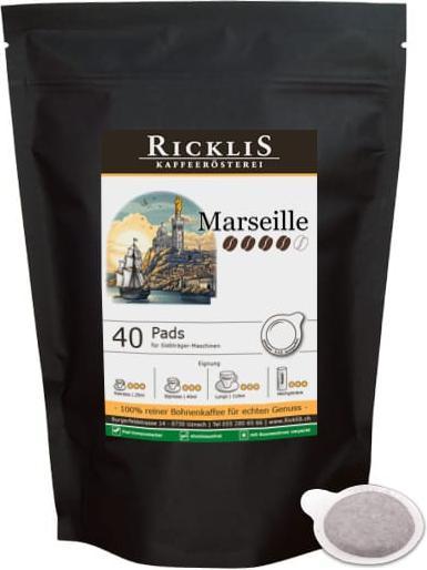 RickliS Kaffeerösterei Marseille (40 x Port.)