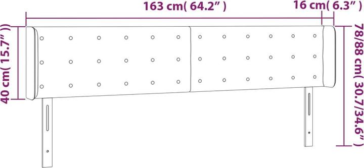 Image du produit VidaXL Gianna (163 x 16 x 88 cm)