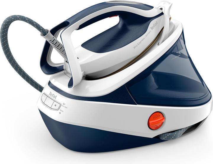 Tefal Pro Express Ultimate II GV9712E0 station de repassage vapeur semelle Durilium AirGlide Bleu, blanc (3000 W, 590 g/min)