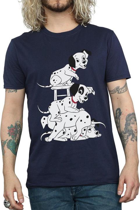 Actual product image Disney Mens 101 Dalmatians Chair T-Shirt (M)