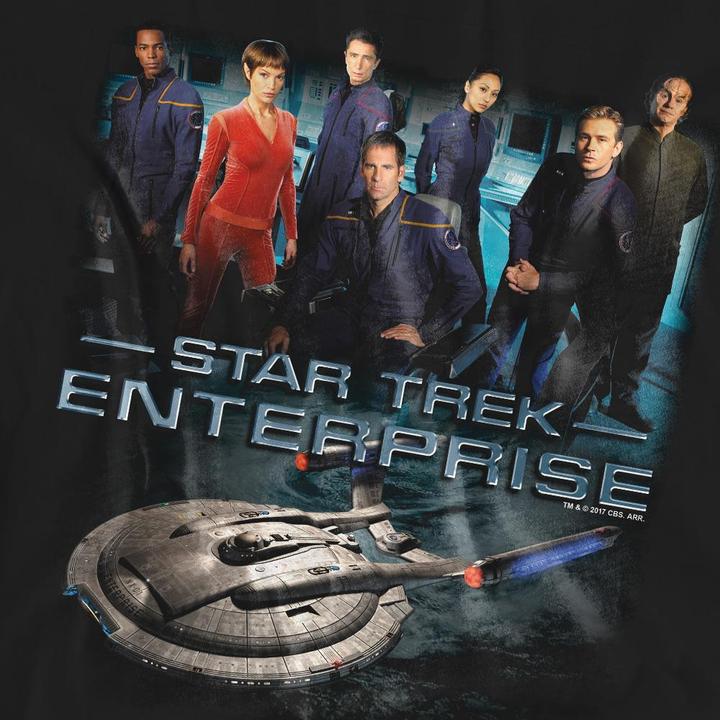 Actual product image Unisex Adult Enterprise Crew T-Shirt (XL)