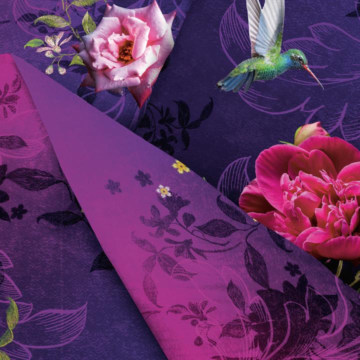 Actual product image Kaeppel Dark Botanical" bed linen (Duvet cover, 135x200 cm, 80x80 cm)