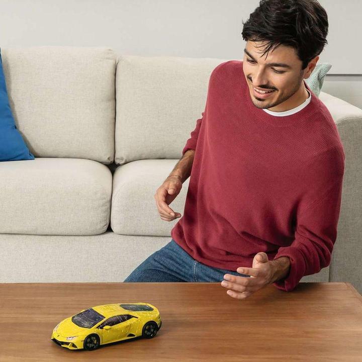 Actual product image Ravensburger Lamborghini Huracán EVO - Giallo (156 pieces)