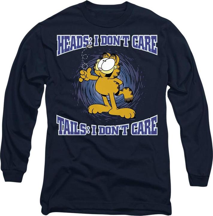 Actual product image Garfield Unisex Adult Heads Or Tails T-Shirt (XL)