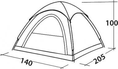 Produktbild Easy Camp Comet 200 (Kuppelzelt, 1.70 kg, 2 Personen)