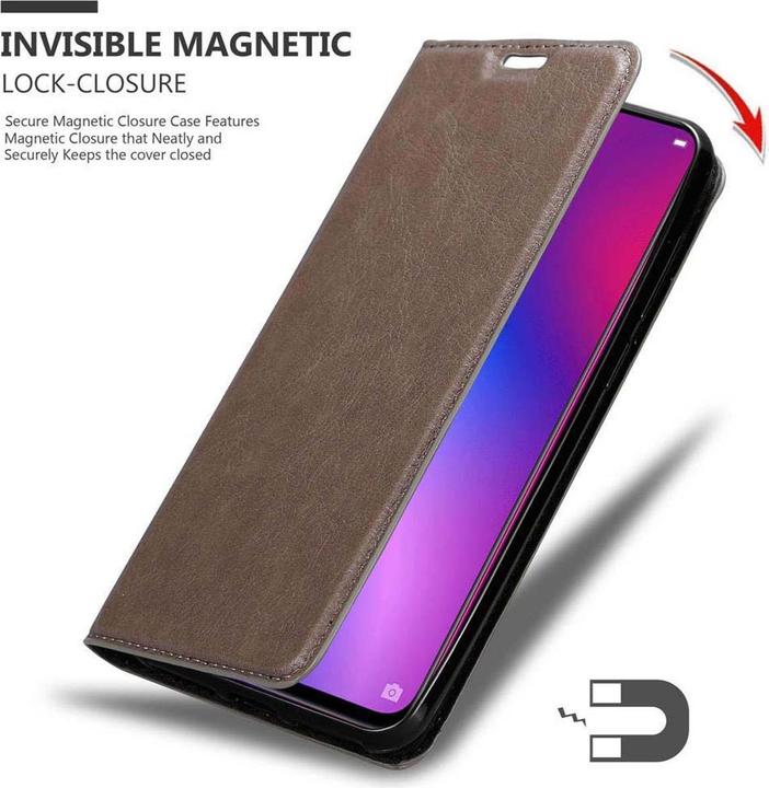 Image du produit Cadorabo Book Couverture magnétique invisible (Oppo R17)