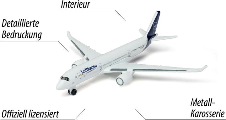 Actual product image Majorette Airport Airbus 350 Lufthansa