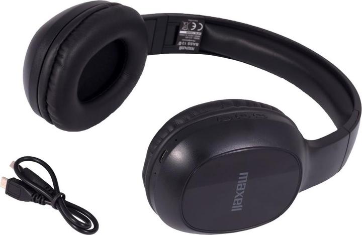 Produktbild Maxell Bass 13 drahtloser Bluetooth-Kopfhörer schwarz (20 h, Kabellos)