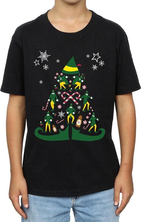 Actual product image Elf Boys Christmas Tree T-Shirt (140, 146)
