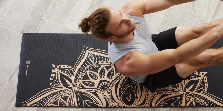 Produktbild Gaiam 6mm Metallic Yoga Mat Bronze M Bronze Medallion (6 mm)