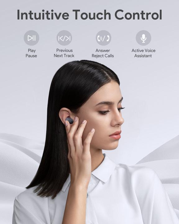 Actual product image Aukey Move VIBE - Earbuds (ANC, 25 h, Wireless)