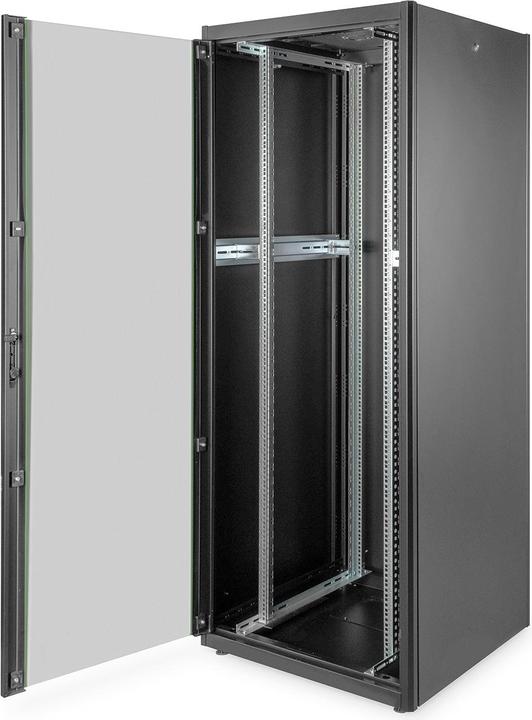 Produktbild Digitus Netzwerkschrank Basic 48,3cm 19Zoll 42HE schwarz 8/8 H2035mmxB800mmxT800mm mit Glastuer ohne Mont... (42 HE, 19 Zoll Rack)