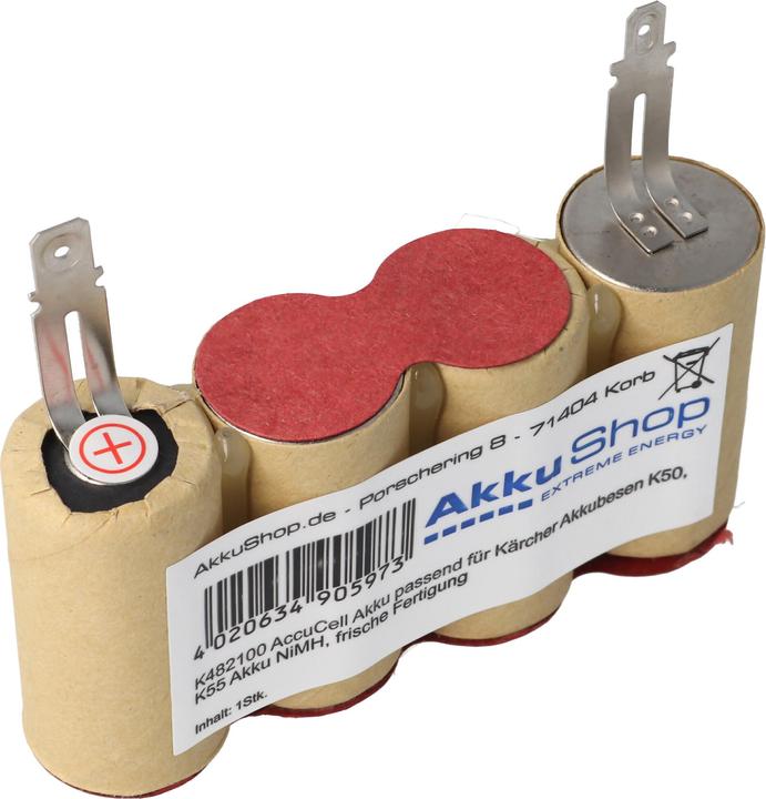Actual product image AccuCell Battery for Kärcher battery broom K50, K55