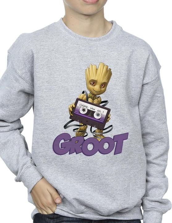 Actual product image Guardians of the Galaxy Boys Groot Casette Sweatshirt (104)