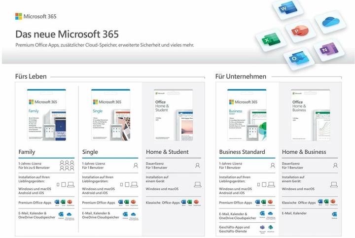 Actual product image Microsoft 365 Business Standard (1 User, 12 months)