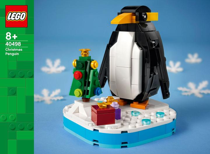 Actual product image LEGO Christmas penguin (40498, LEGO Icons, LEGO Rare Sets)