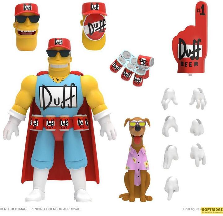 Produktbild Super7 Les Simpson figurine Ultimates Duffman 18 cm