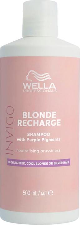 Actual product image Wella Invigo Blonde Recharge (500 ml, Silver shampoo)