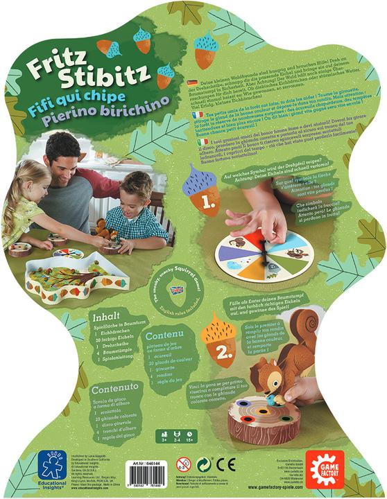 Actual product image Game Factory Fritz Stibitz (German, English, French, Italian)