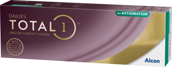 Immagine prodotto Dailies Total1 per l'astigmatismo (30 Pezzo/i, Lente quotidiana, Torico)