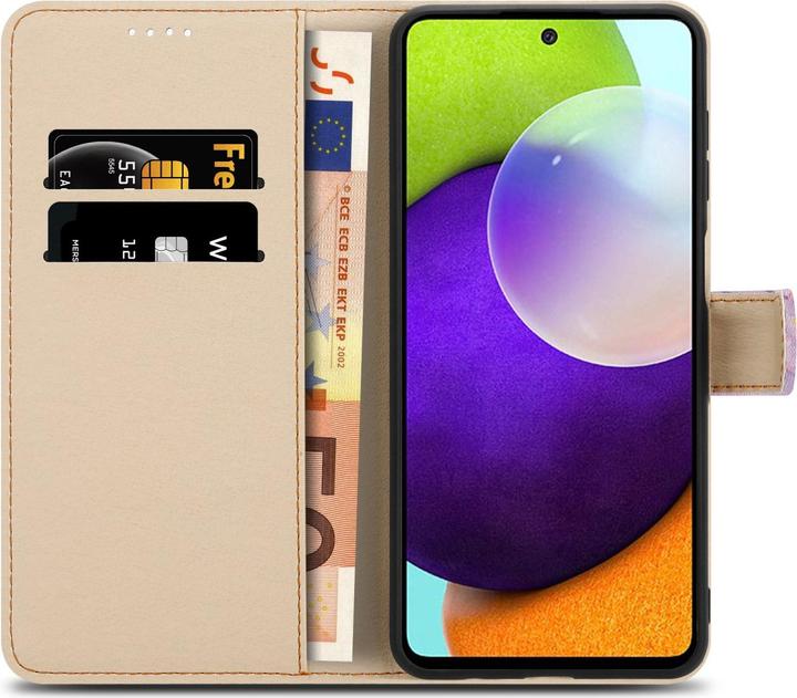 Produktbild Cadorabo Book Hülle mit Print (Samsung Galaxy A52, Samsung Galaxy A52 5G, Samsung Galaxy A52s 5G)