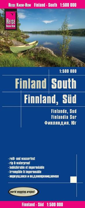 Image du produit Carte de Finlande, Sud 1:500.000 500000