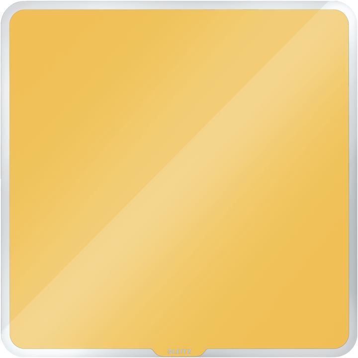 Leitz Cosy Tableau blanc en verre 45 x 45 cm, jaune (45 x 45 cm)