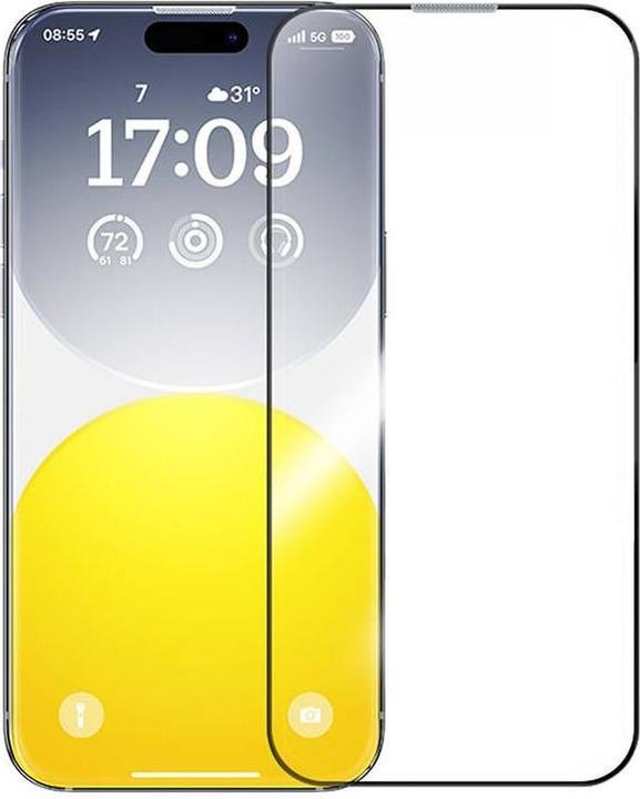 Immagine prodotto Baseus Vetro temperato Zaffiro 0,3 mm per iPhone 15 ProMax (1 Pezzo/i, Apple iPhone 15 Pro Max)