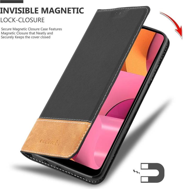 Produktbild Cadorabo X-Wallet Kunstlederkombi Hülle (Samsung Galaxy A20s)