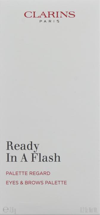 Actual product image Clarins Selfie Ready - Ready In A Flash Palette (Beige, Brown, Gold, Peach, Rose, Red)