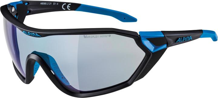 ALPINA SPORTS S-Way VLM+ (Black Mat, Cyan, Blue)