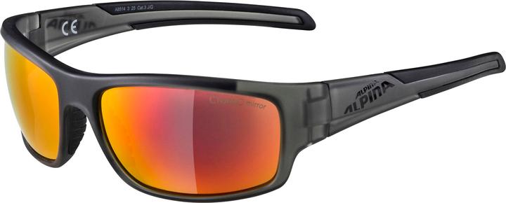 Actual product image ALPINA SPORTS Testido (Anthracite Matt, ceramic red)