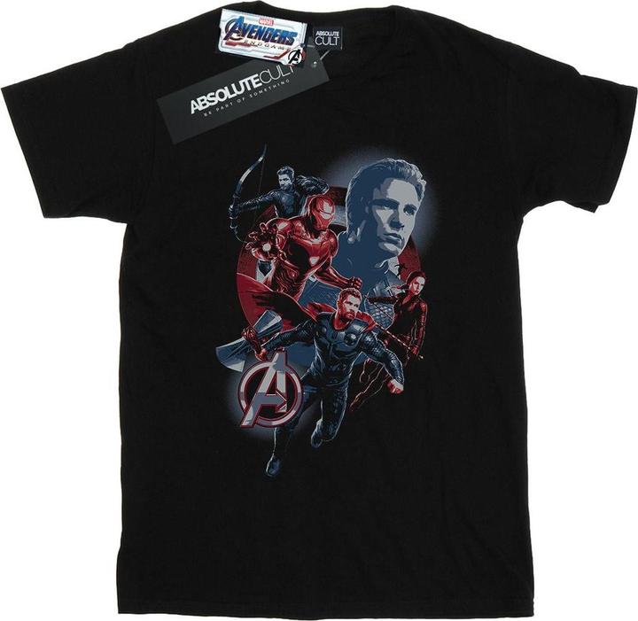 Actual product image Mens Avengers Endgame Shield Team T-Shirt (S)