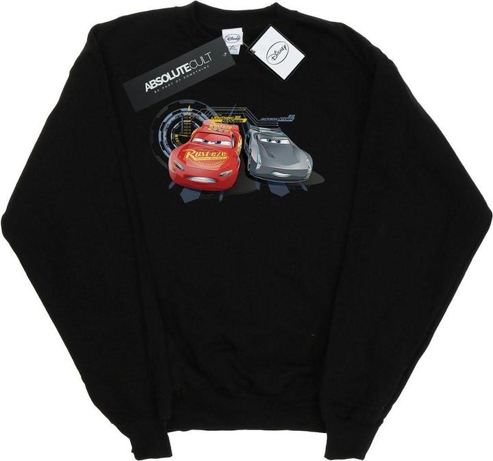 Actual product image Disney Girls Cars Lightning Vs Storm Sweatshirt (128)