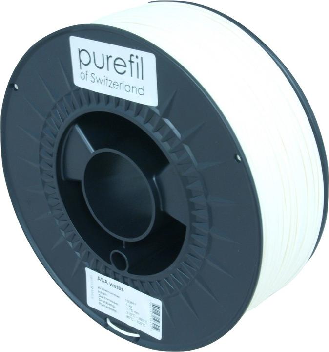 Productafbeelding Purefil Draad (ASA, 1.75 mm, 1000 g, Wit)