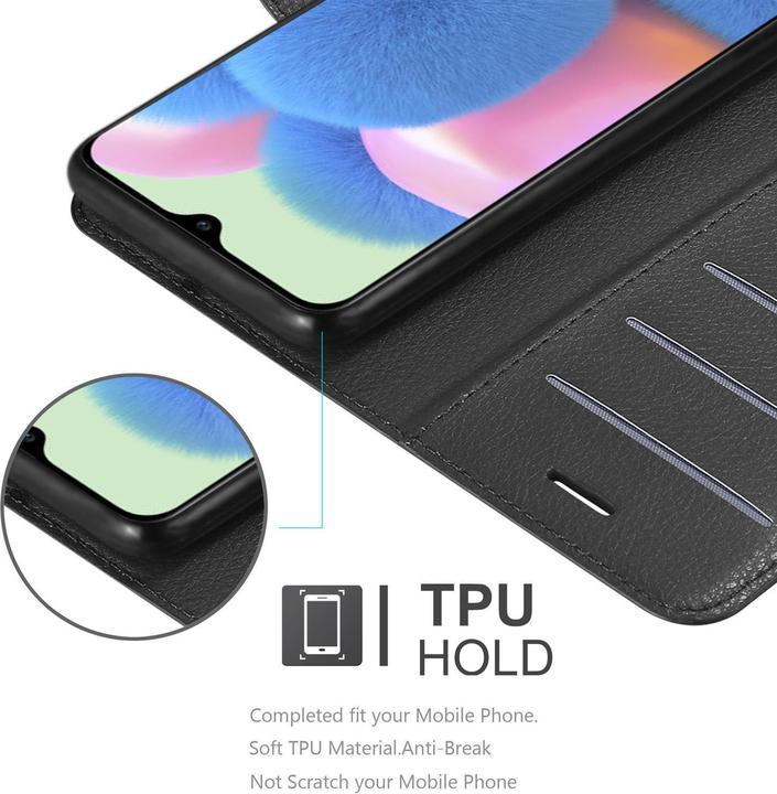 Actual product image Cadorabo Book with stand function cover (Samsung Galaxy A30s)