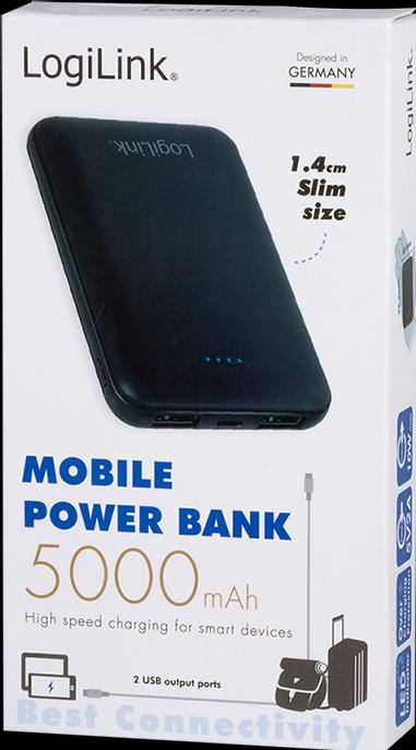 Produktbild LogiLink PA0202 (5000 mAh, 10 W, 18.50 Wh)