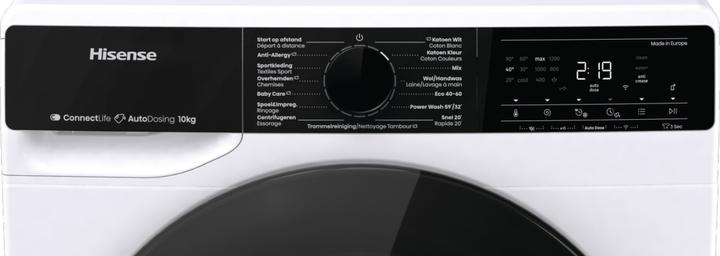 Image du produit Hisense WF5V144BW/BLX (10 kg, Gauche)
