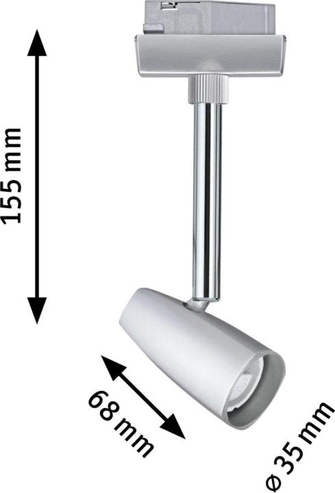 Produktbild Paulmann URail Spot Barelli (GU10, 10 W, 1 x)