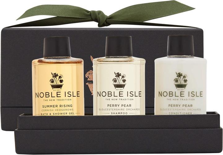 Noble Isle Travel Trio Gift Set (75 ml, Flüssiges Shampoo)