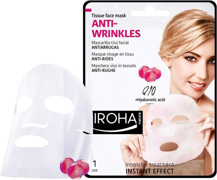 Actual product image Iroha Nature Nature - Tissue Face Mask Anti-Wrinkles (20 ml)