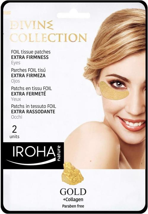 Immagine prodotto Iroha Nature Natura - Cuscinetto per occhi d'oro (Cura matita, 12 ml)