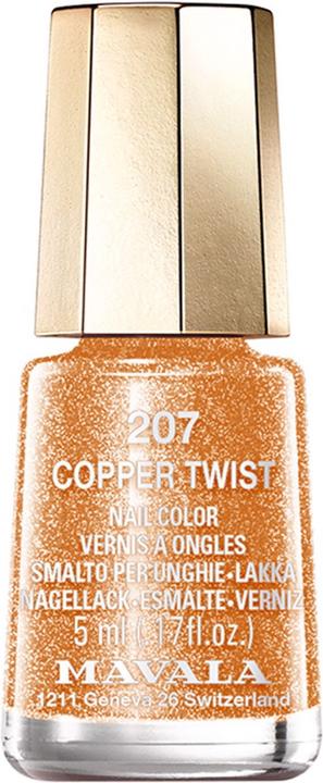 Produktbild Mavala Mini Color's Nagellack - Twist & Shine Collection (Gold, Glitter, Orange)